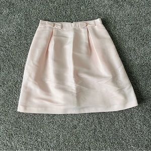 Ted Baker Light Pink Mini Skirt w Rose Gold Accents